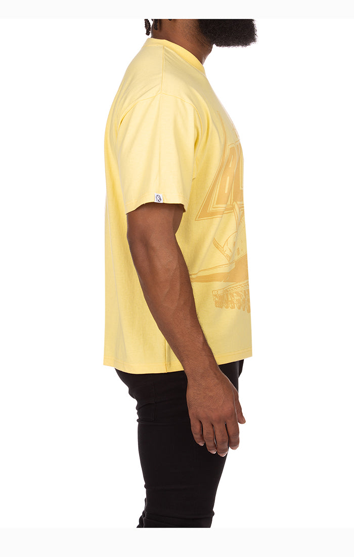 Billionaire Boys Club bb crawler s/s knit (cropped fit) - sunshine
