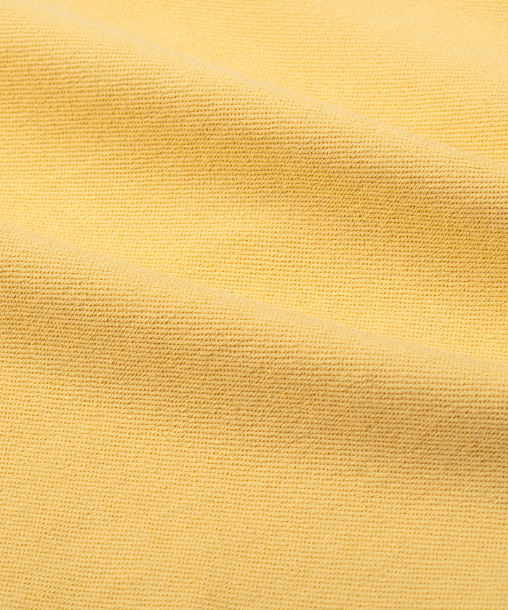 Paper Planes Reverse Terry Half Zip - Yellow