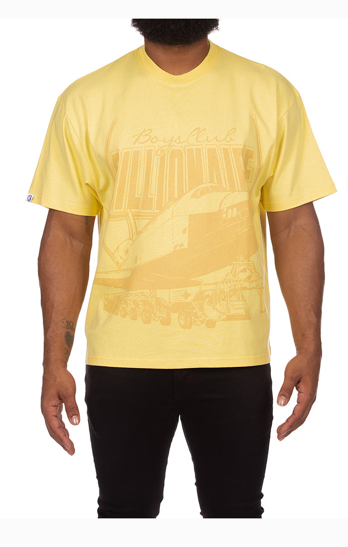 Billionaire Boys Club bb crawler s/s knit (cropped fit) - sunshine