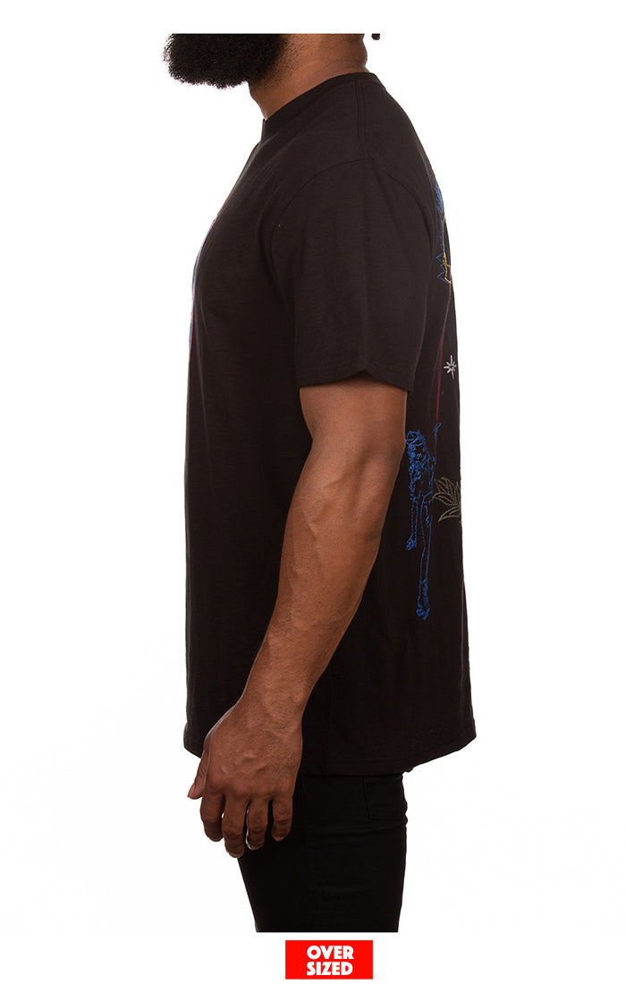 ICECREAM chains s/s tee (oversized) - black