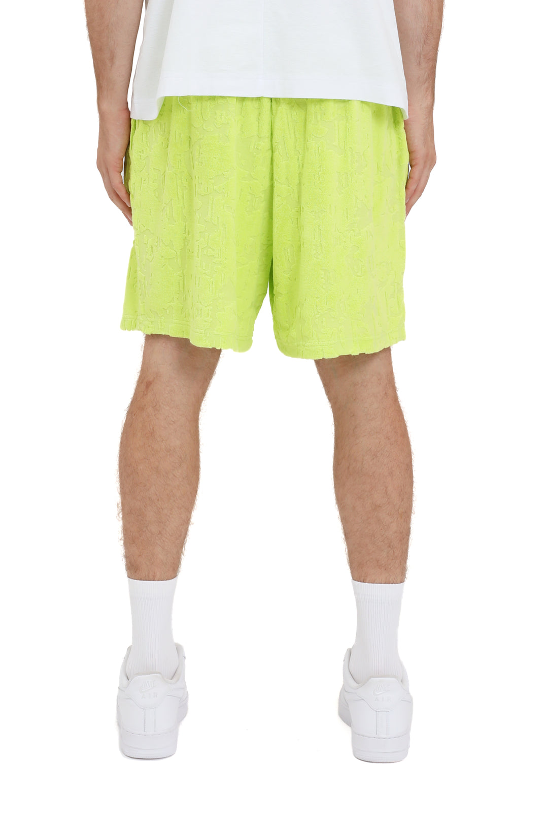 Purple Brand P545 Green JTLC325 Terry Towel Pull-on Shorts - Green
