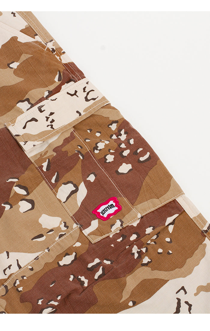 ICECREAM fatigue cargo pants - fog