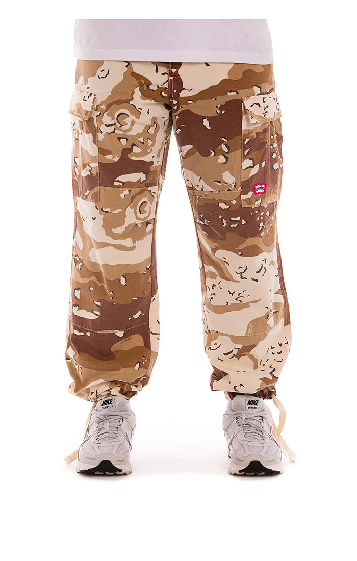 ICECREAM fatigue cargo pants - fog