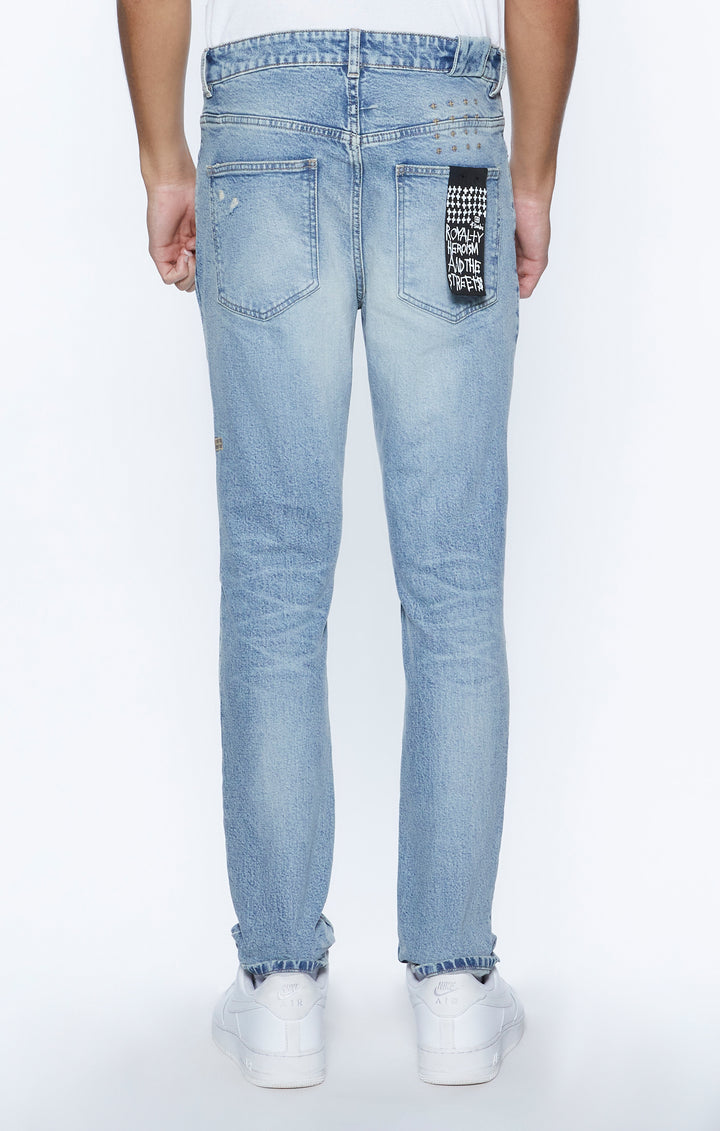 KSUBI chitch champagne destroy sketch - denim