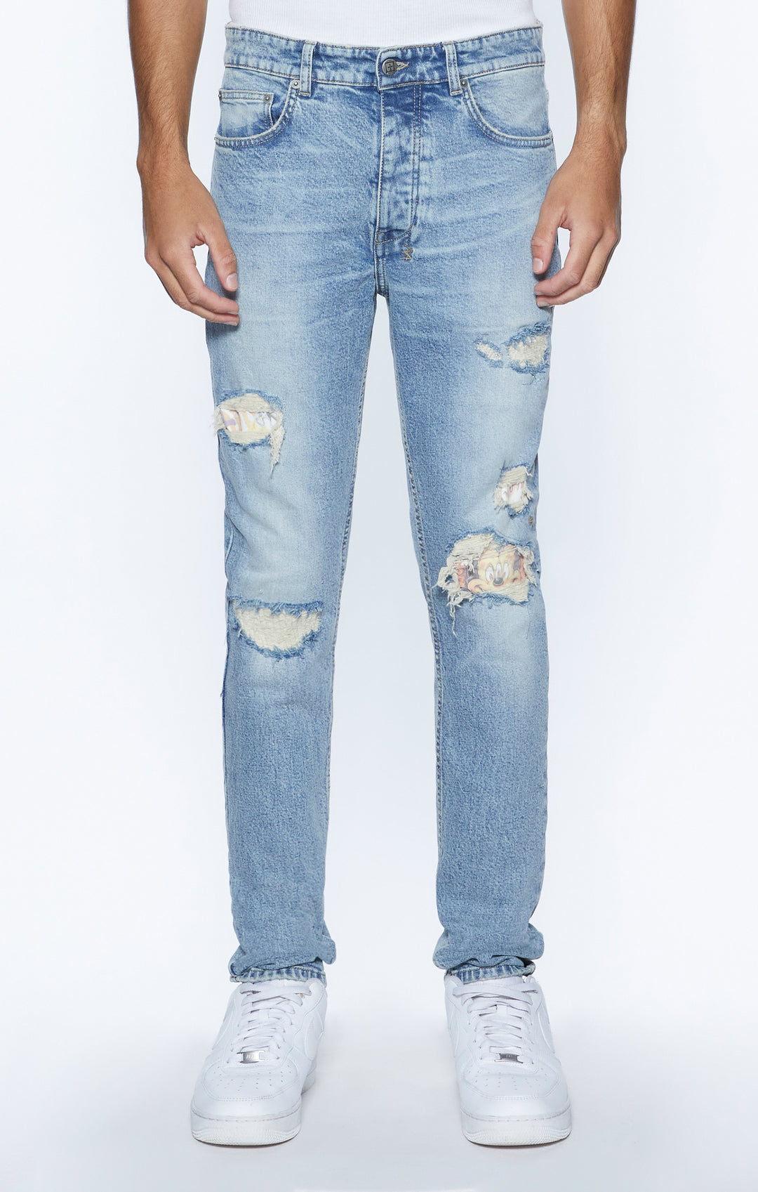 KSUBI chitch champagne destroy sketch - denim