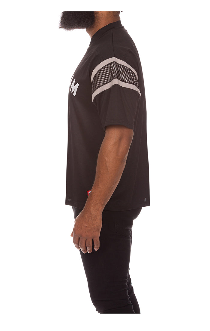 ICECREAM pass ss knit (crop fit) - black