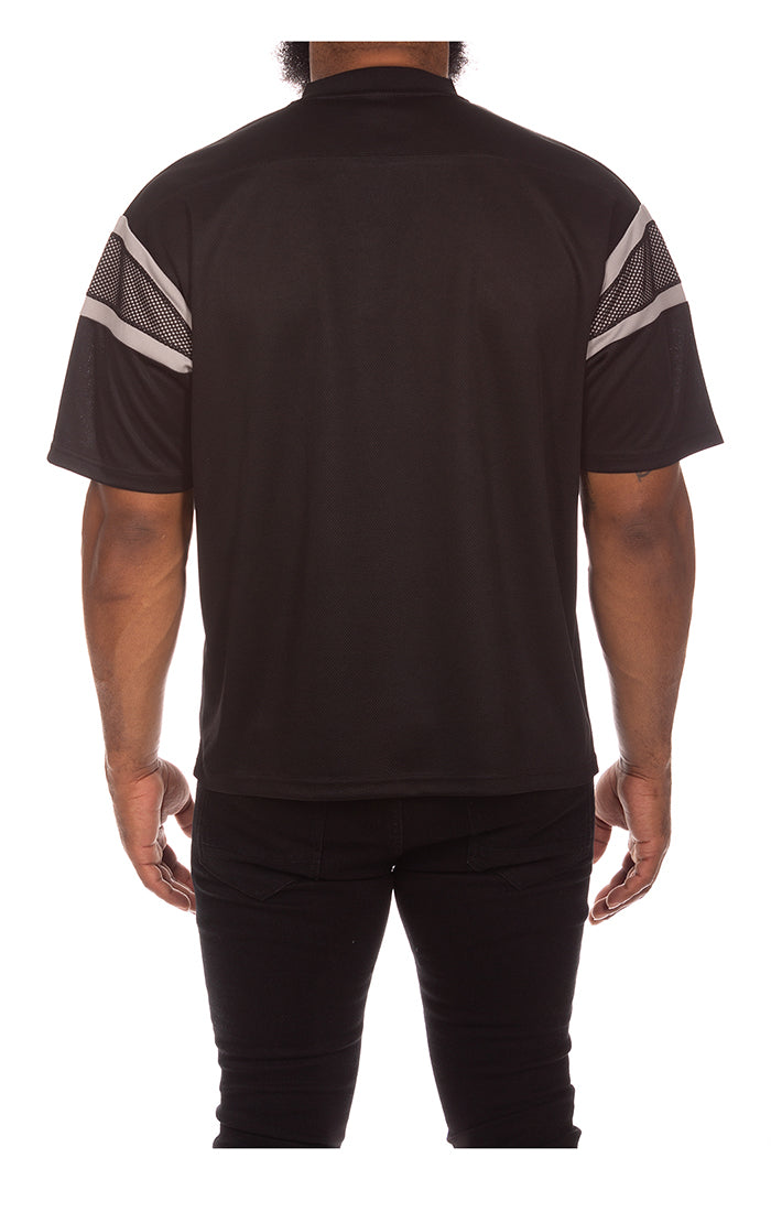 ICECREAM pass ss knit (crop fit) - black