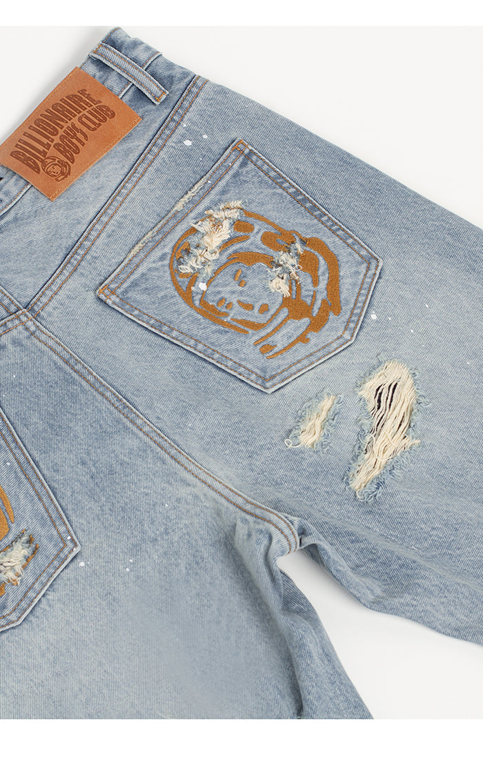 Billionaire Boys Club bb chronos jean shorts - comet
