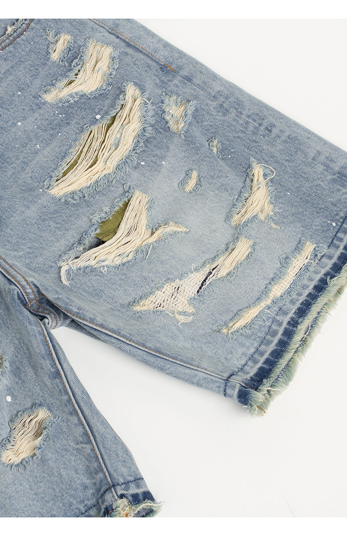 Billionaire Boys Club bb chronos jean shorts - comet