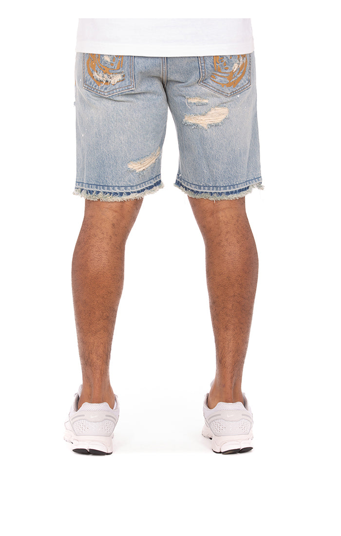 Billionaire Boys Club bb chronos jean shorts - comet