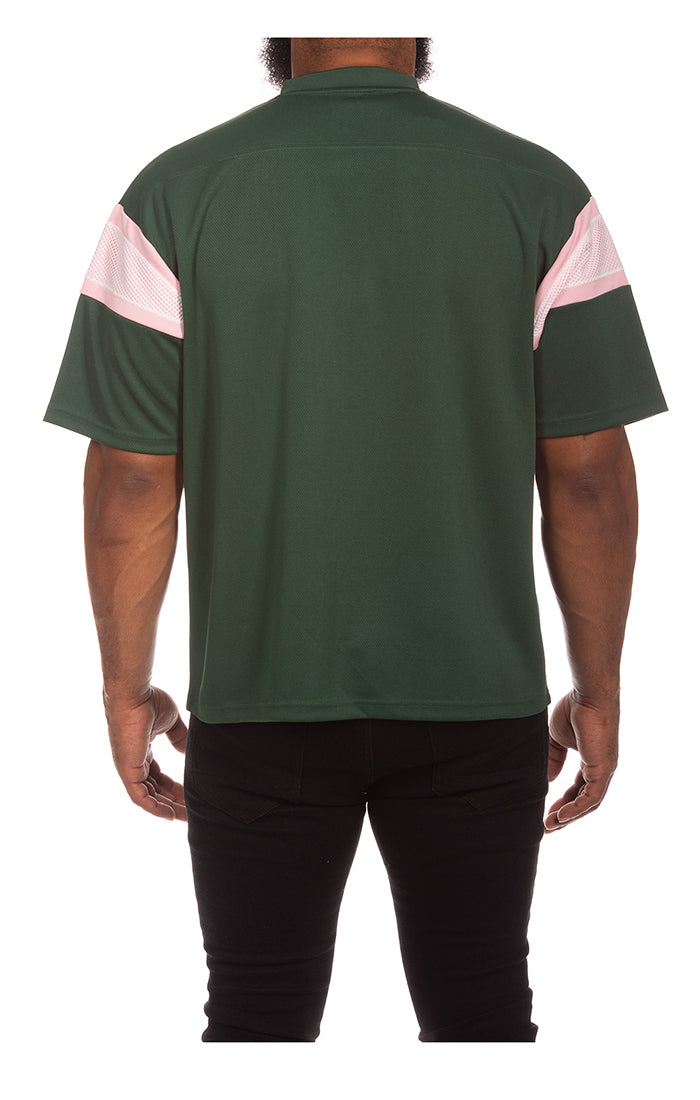 ICECREAM pass ss knit (crop fit) - jolly green