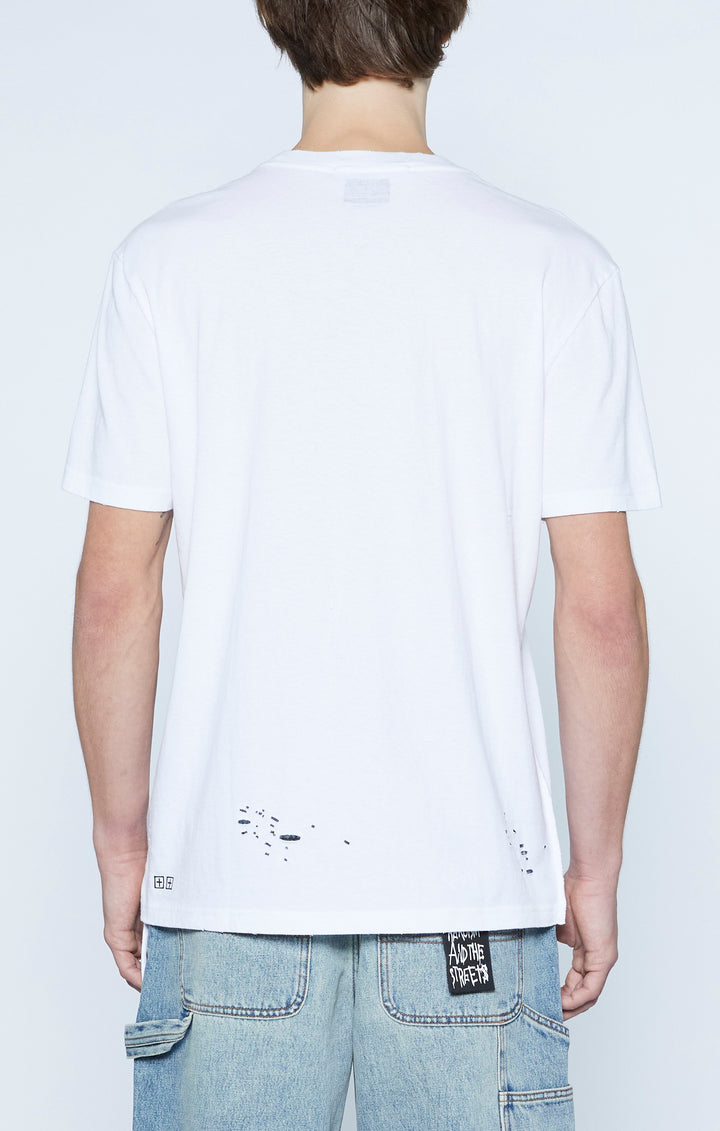 KSUBI juice wrld kash ss tee - vintage white