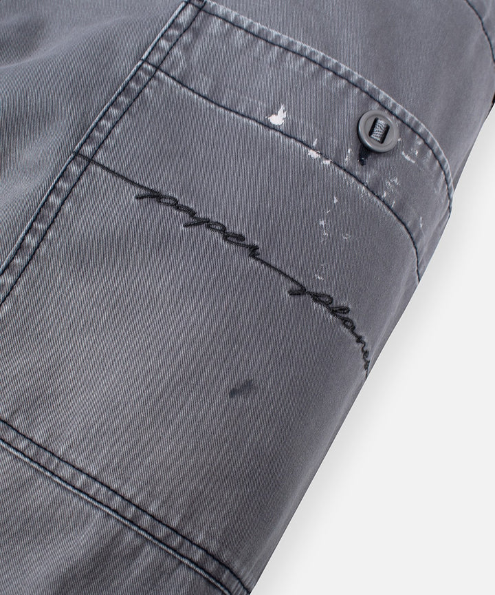Paper Planes Splatter Tapered Pant - Grey