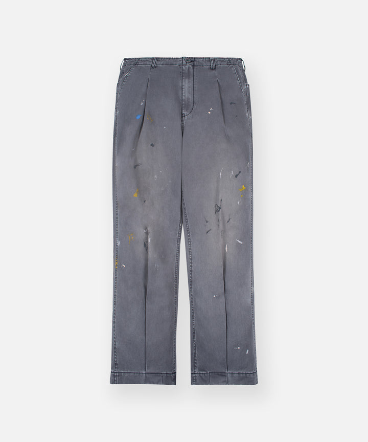 Paper Planes Splatter Tapered Pant - Grey