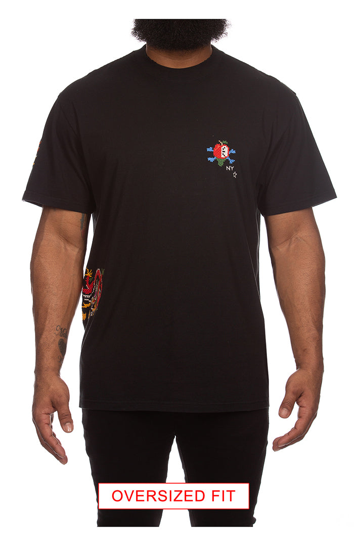 ICECREAM voyager ss knit (oversized) - stretch limo