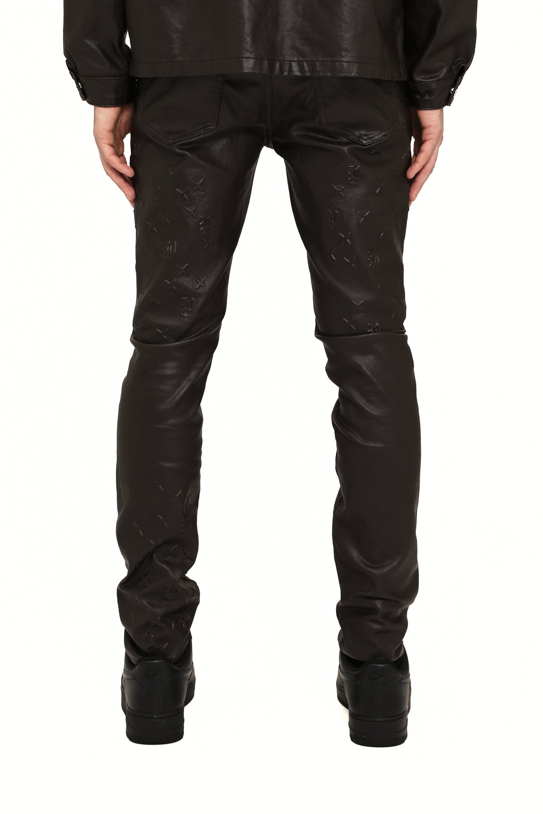 Purple Brand P001 Brown SMBM425 Skinny Mono Embossed Film - Brown