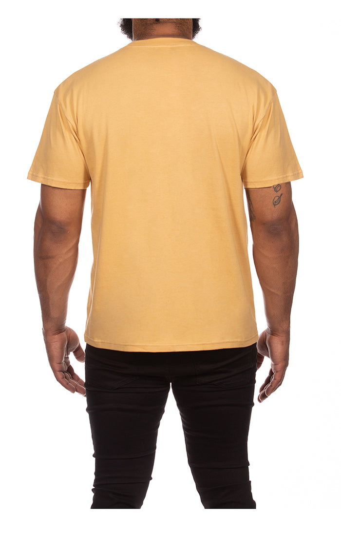 Billionaire Boys Club bb logo ss knit - curry