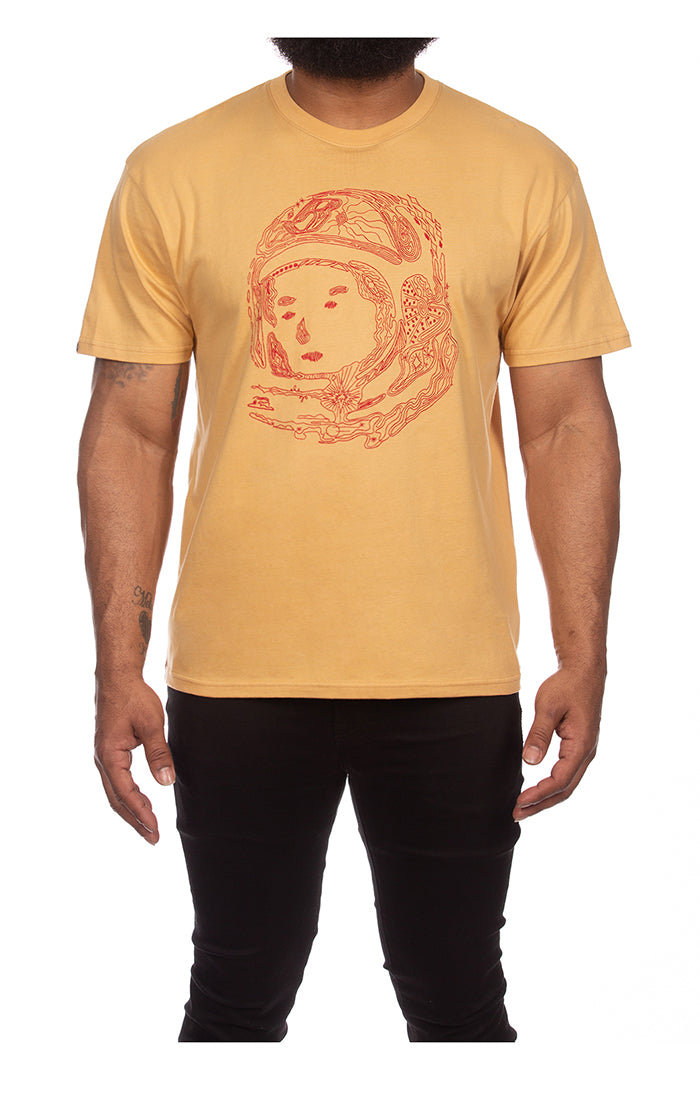 Billionaire Boys Club bb logo ss knit - curry