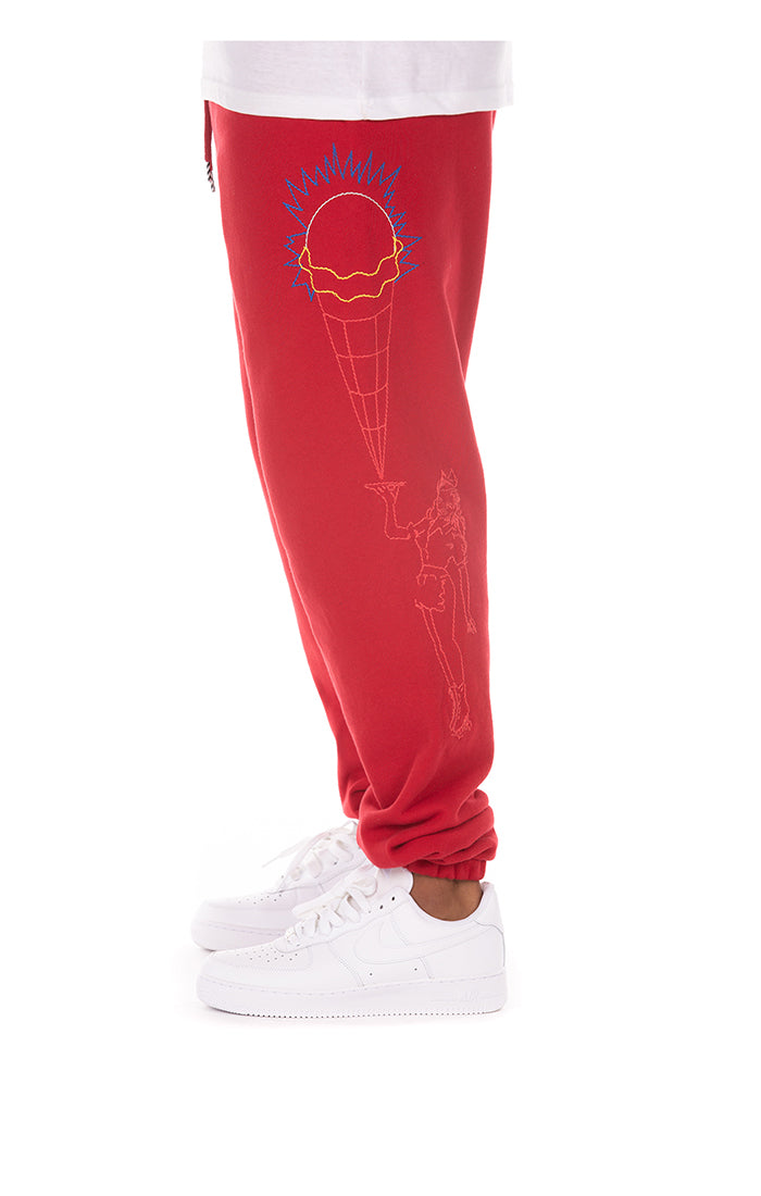 ICECREAM call me sweatpants - chili pepper