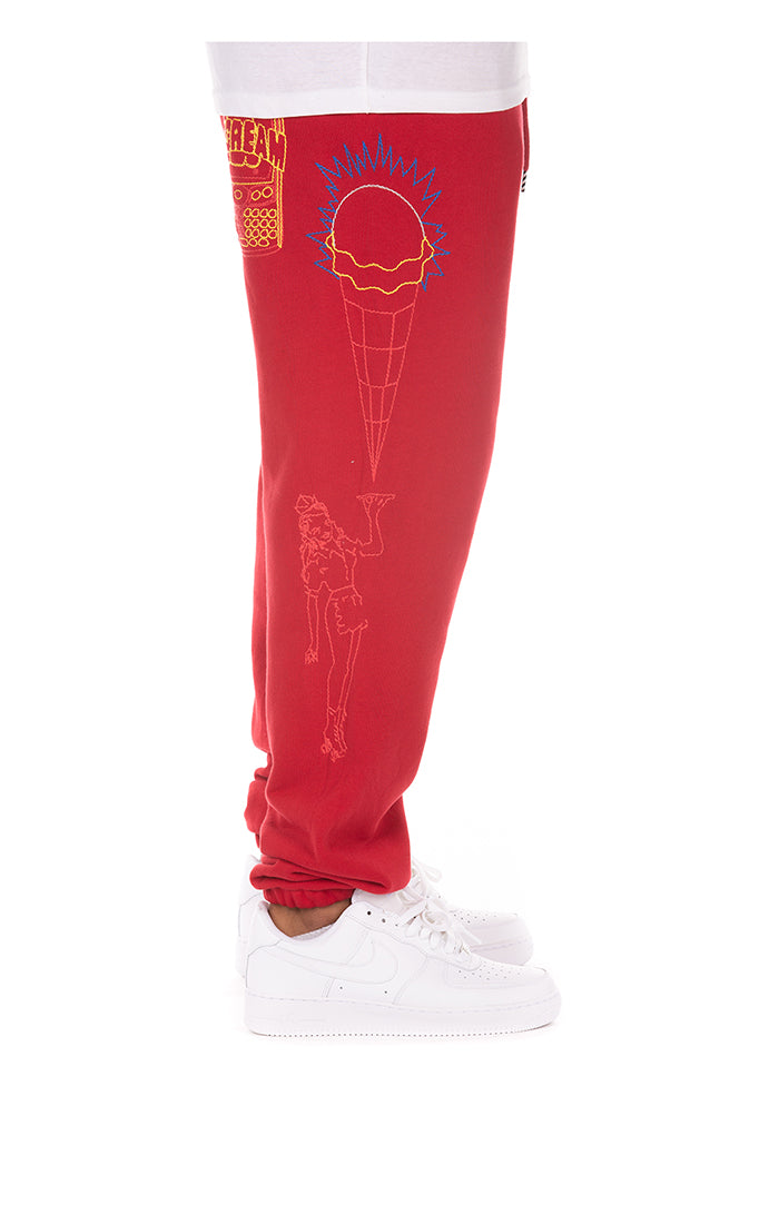 ICECREAM call me sweatpants - chili pepper