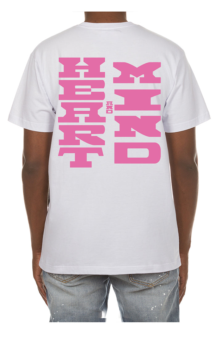 Billionaire Boys Club bb heart ss knit - white
