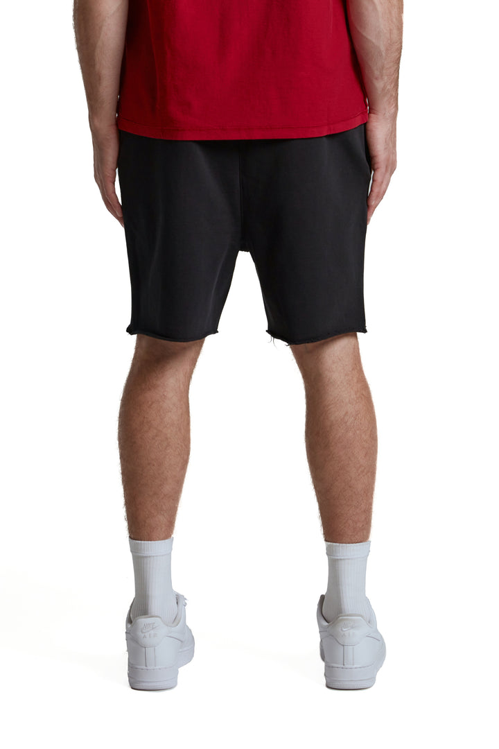 Purple Brand P446 Black MGBD325 MWT Fleece Short - Black