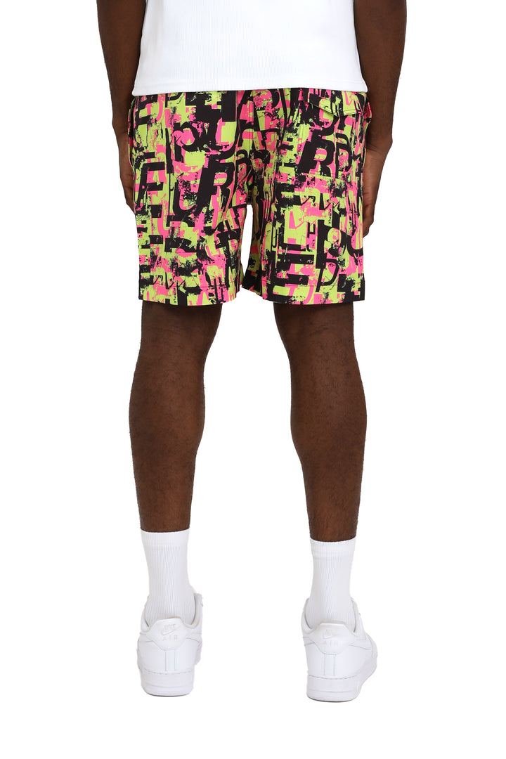 Purple Brand P504 Multi PPLA325 All Round Shorts - Multi