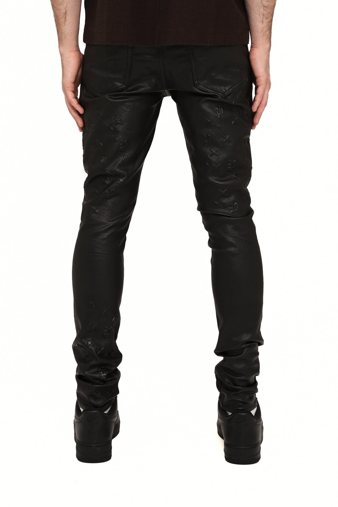 Purple Brand P001 Black SMBS425 Skinny Mono Embossed Film - Black