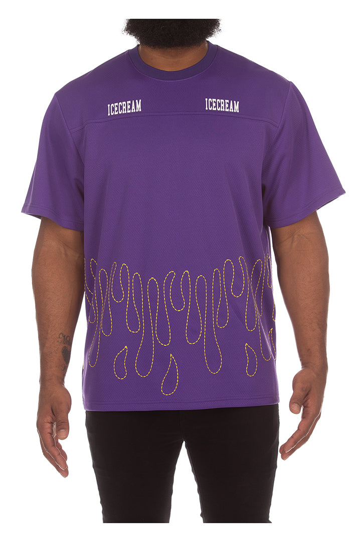 ICECREAM huddle ss knit - prism violet