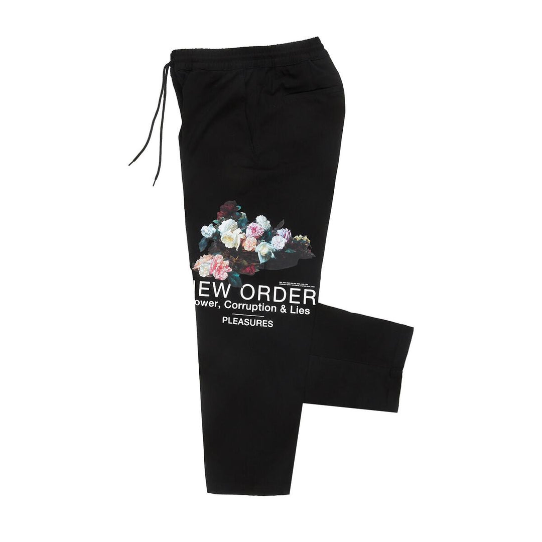PLEASURES POWER BEACH PANT - BLACK