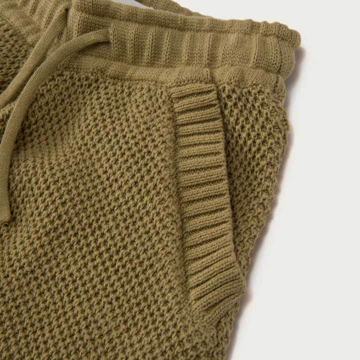 Honor The Gift For Children Kids Knit H Shorts - Olive