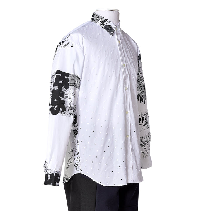 Comme des Garçons SHIRT Christian Marclay Printed Shirt - White