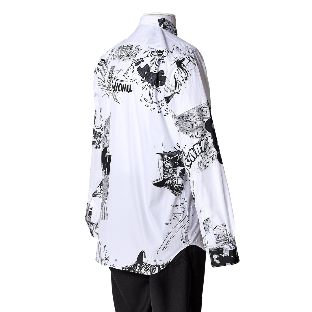 Comme des Garçons SHIRT Christian Marclay Printed Shirt - White