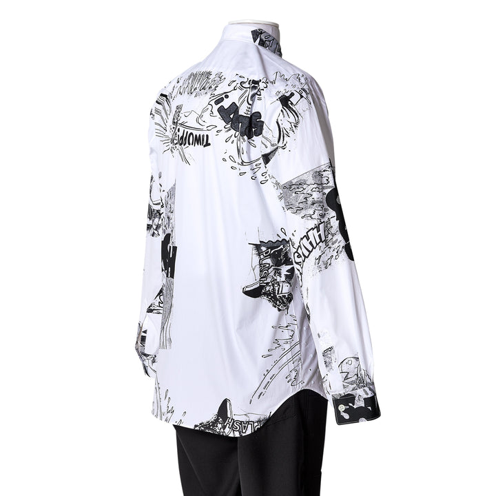 Comme des Garçons SHIRT Christian Marclay Printed Shirt - White