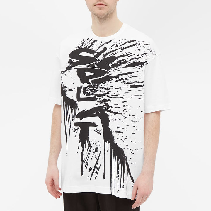 Comme Des Garçons SHIRT Splat Print T-Shirt - White