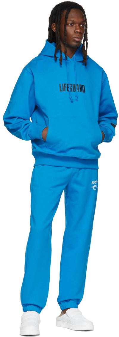 Helmut Lang Cross Hoodie - Cerulean