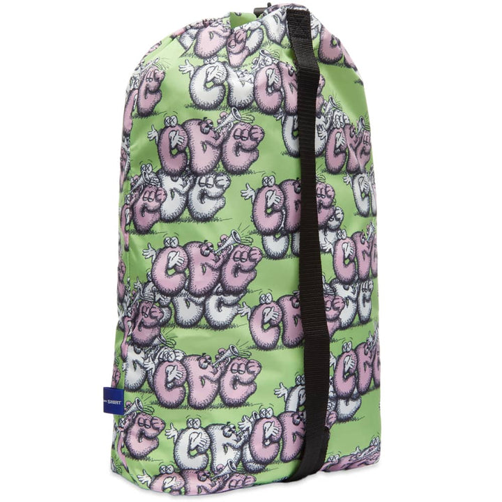Comme Des Garçons SHIRT X Kaws Pattern Printed Bag - Green & Pink