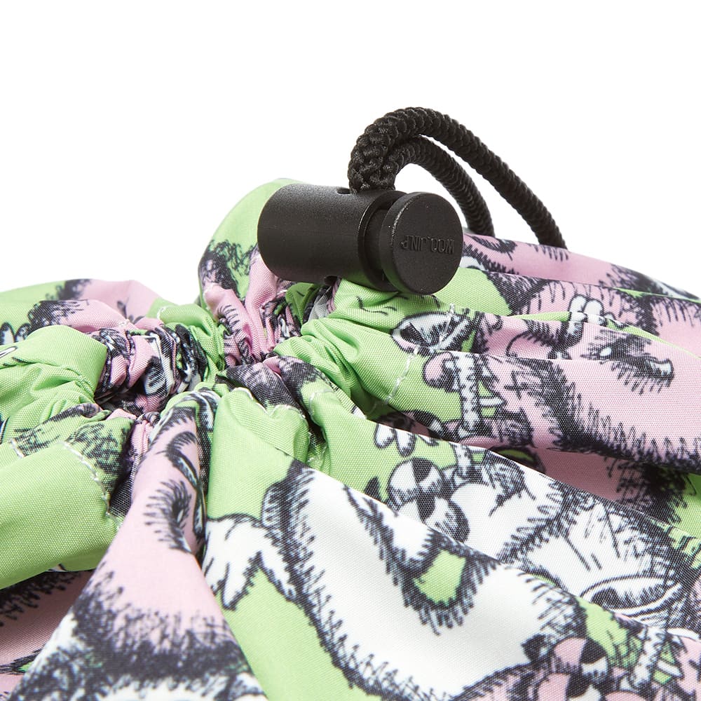 Comme Des Garçons SHIRT X Kaws Pattern Printed Bag - Green & Pink