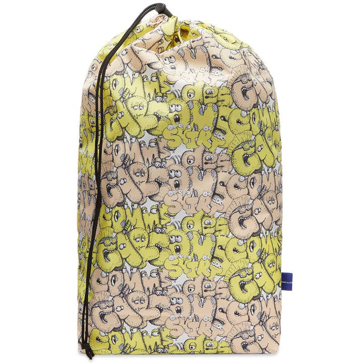 Comme Des Garçons SHIRT X Kaws Pattern Printed Bag - Yellow
