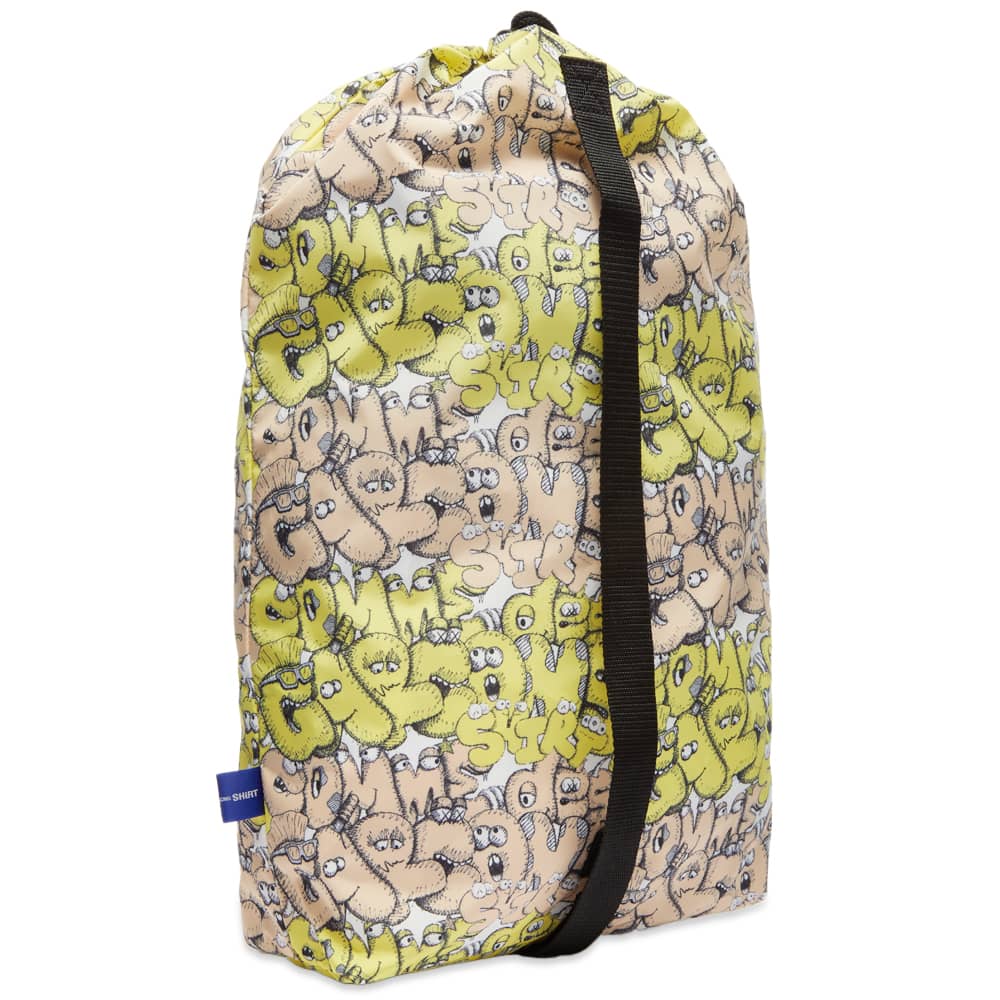 Comme Des Garçons SHIRT X Kaws Pattern Printed Bag - Yellow