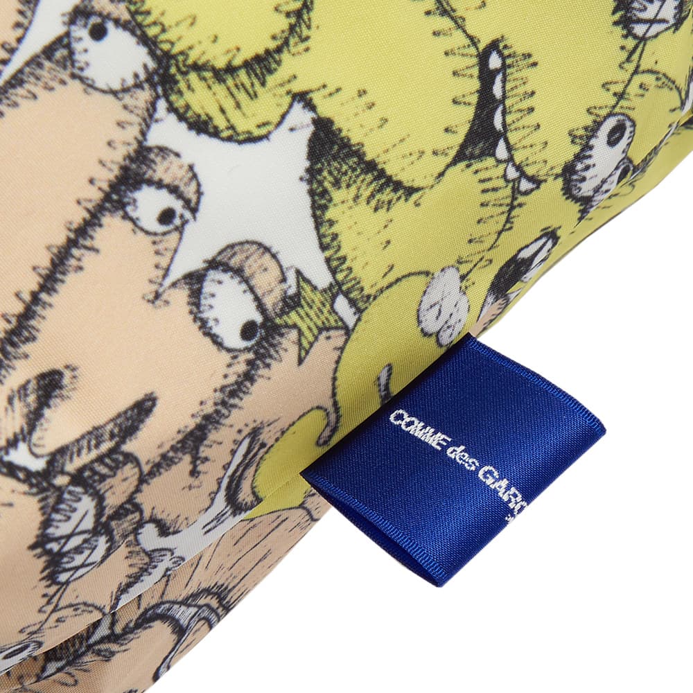 Comme Des Garçons SHIRT X Kaws Pattern Printed Bag - Yellow