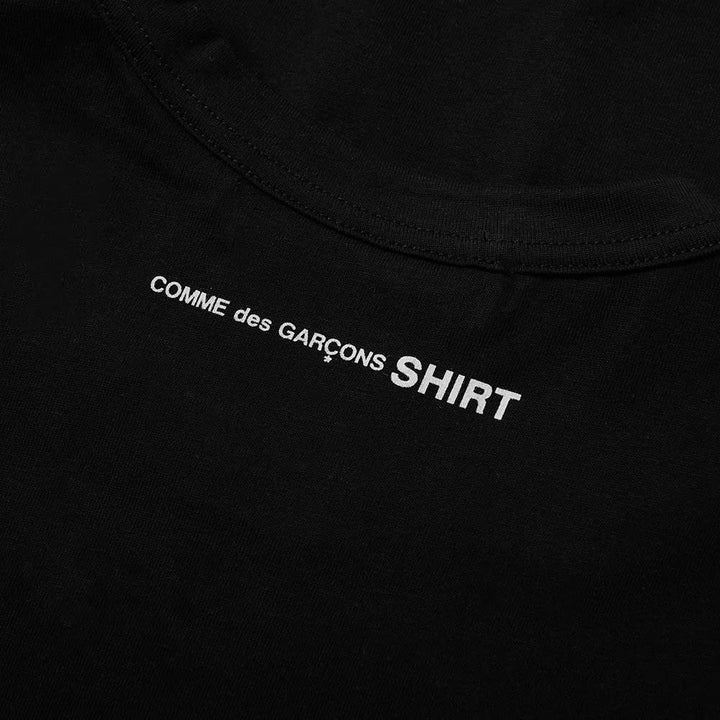 Comme Des Garçons SHIRT Small Logo Back T-Shirt - Black