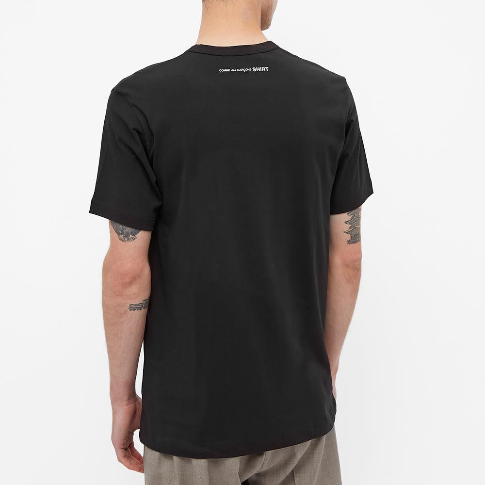 Comme Des Garçons SHIRT Small Logo Back T-Shirt - Black