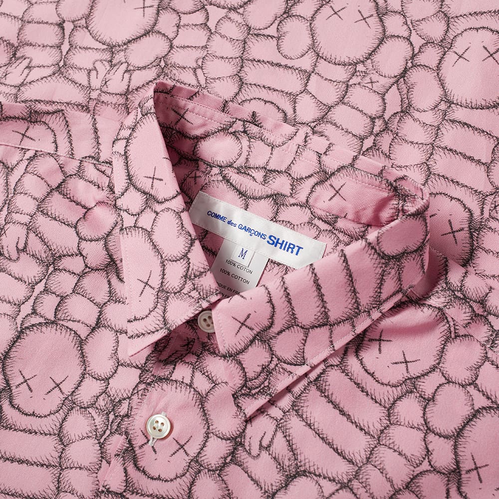 Comme Des Garçons SHIRT X Kaws Print Cotton Poplin Shirt - Print B