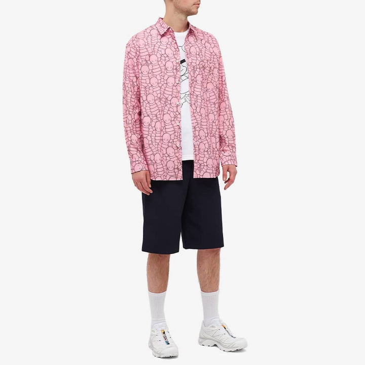Comme Des Garçons SHIRT X Kaws Print Cotton Poplin Shirt - Print B
