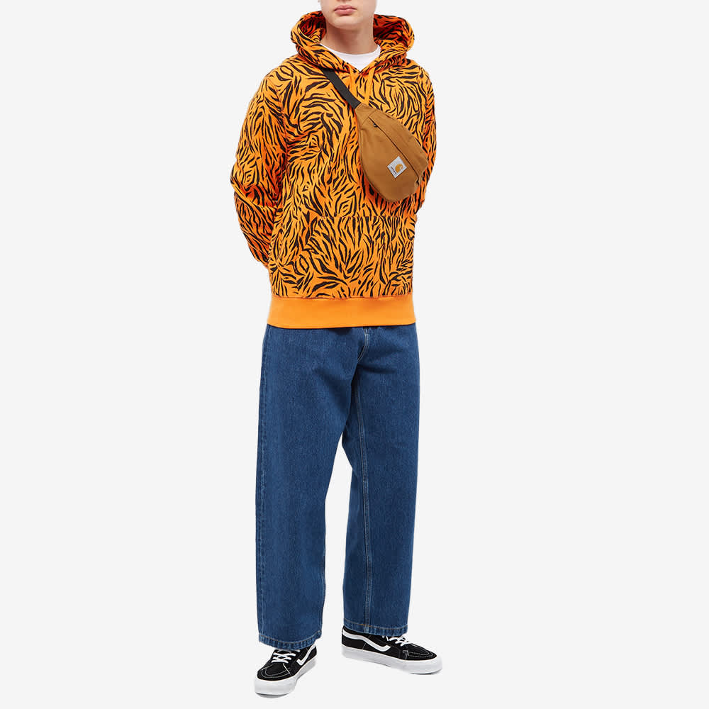 CLOT TIGER STRIPE HOODIE - ORANGE
