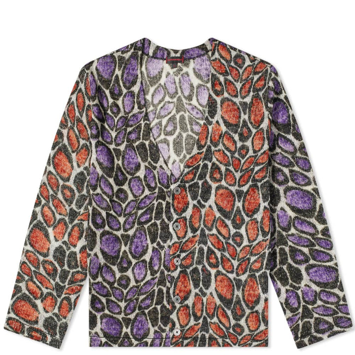 CLOT LEOPARD CARDIGAN - PURPLE