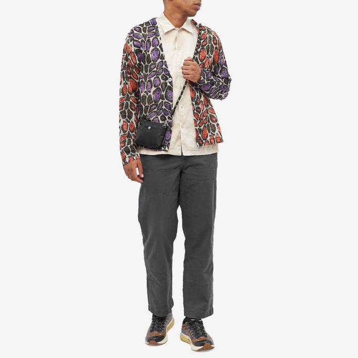 CLOT LEOPARD CARDIGAN - PURPLE