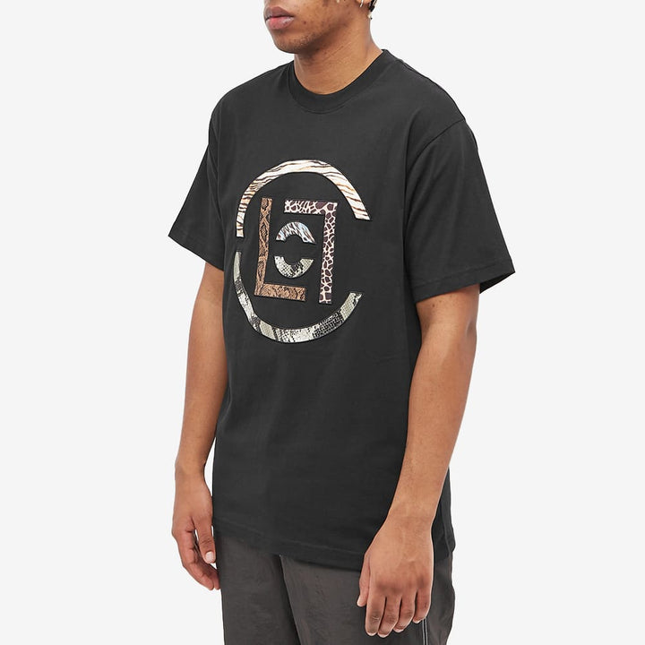 CLOT LOGO FABRIC PATCH TEE - BLACK