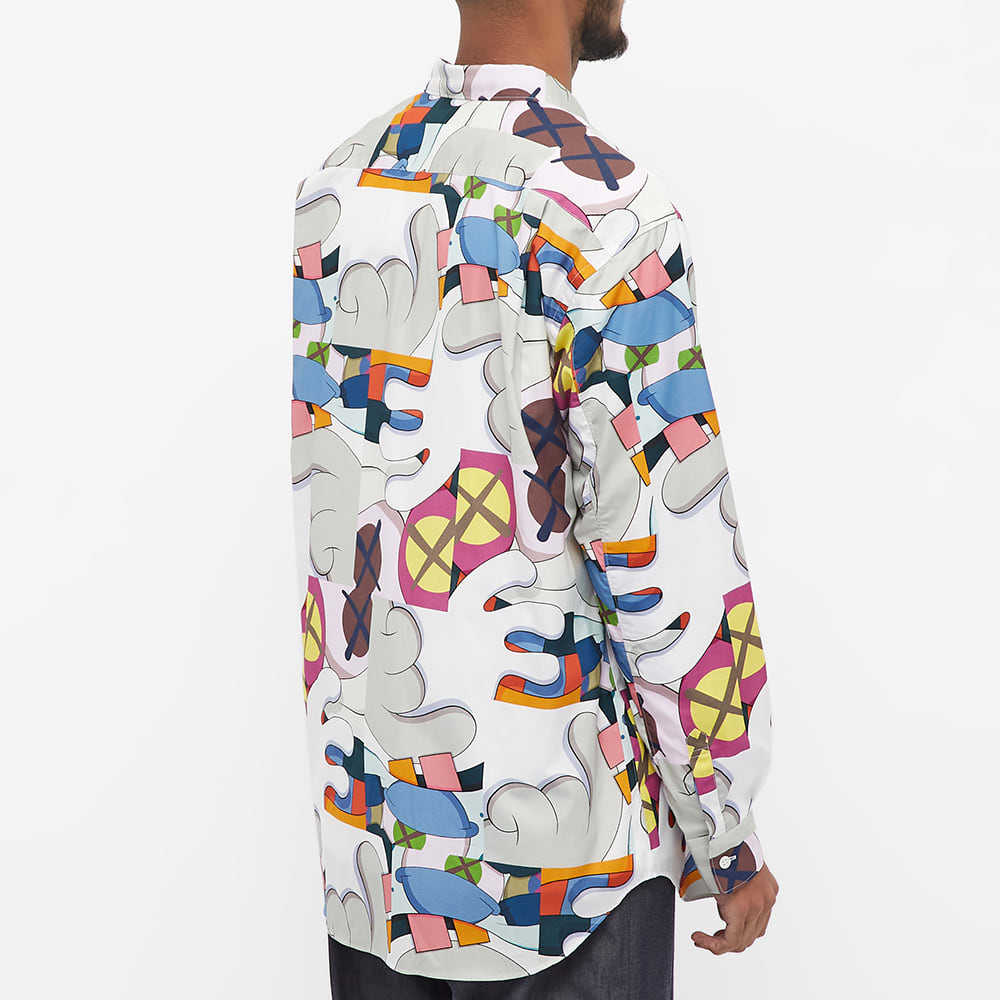 Comme Des Garçons SHIRT X Kaws Print Cotton Poplin Shirt - Print I